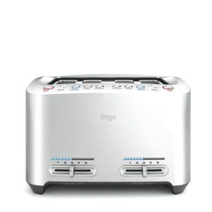 Sage STA845BAL2EEU1 Broodrooster 4 Sneetjes Aluminium – Premium design en extra capaciteit