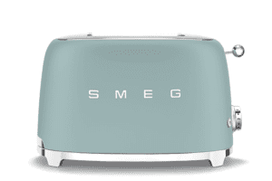 Smeg TSF01EGMEU Broodrooster 2x2 Emerald Green Mat – Retro Design & Perfect Toast