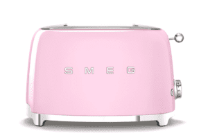 Smeg TSF01PKEU Broodrooster 2x2 Roze Glanzend – Retro Design & Perfect Toast