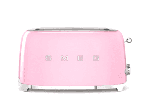 Smeg TSF02PKEU Broodrooster 2x2 Roze – Retro Design & Perfect Toast