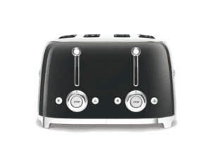Smeg TSF03BLEU Broodrooster 4x4 Zwart – Retro Design & Hoge Capaciteit