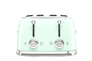 Smeg TSF03PGEU Broodrooster 4x4 Watergroen – Retro Design & Hoge Capaciteit