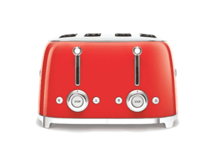 Smeg TSF03RDEU Broodrooster 4x4 Rood – Retro Design & Hoge Capaciteit
