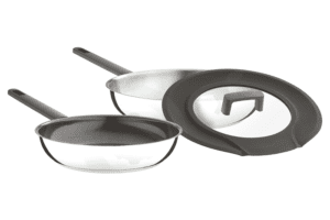 Berghoff 1111048 3-delige Pannenset Uqonic Downdraft RVS