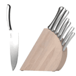 Berghoff 1308037 8-delig Messenblok Keukenmessen Se RVS