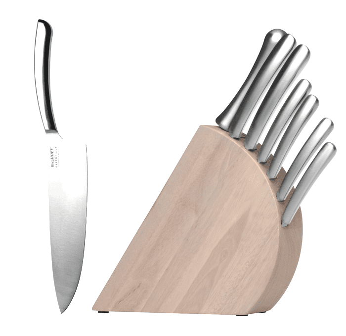 Berghoff 1308037 8-delig Messenblok Keukenmessen Se RVS