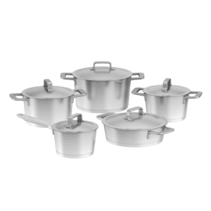 Berghoff 1315155 10-delige Kookpottenset Pannen met Deksel