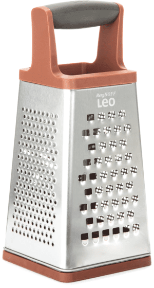 Berghoff 1100038 4-zijdige Rasp Voor Groenten, Kaas en Fruit