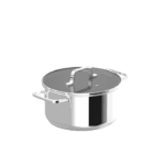 Berghoff 1315079 Kookpot met Deksel Pan voor Soepen RVS