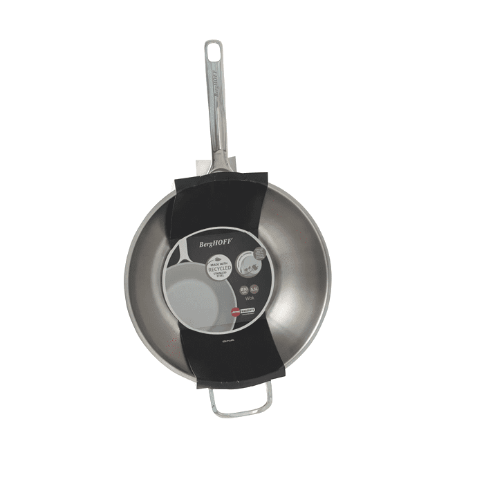 Berghoff 1315082 Wokpan voor Roerbakken en Bakken RVS