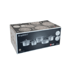 Berghoff 1315155 10-delige Kookpottenset Pannen met Deksel