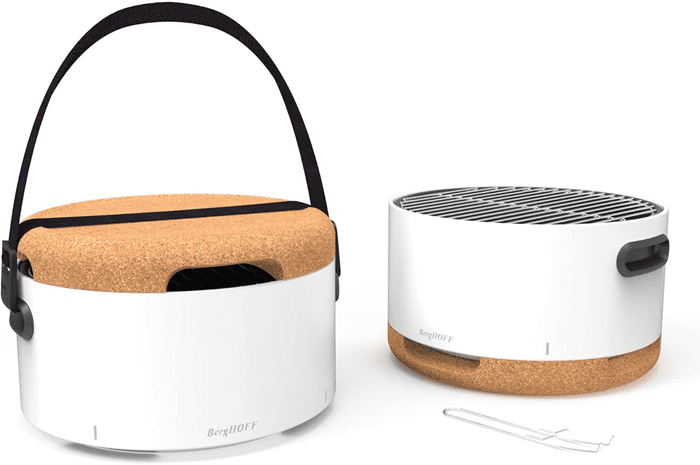 Berghoff 2415600 Tafelbarbecue met grillfunctie Wit