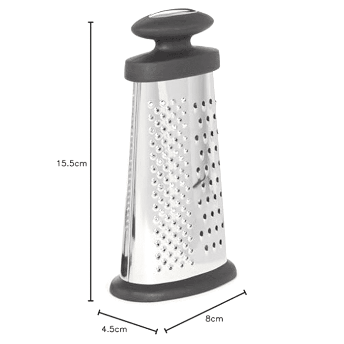 Berghoff 1100194 Ovale Keukenrasp Voor Groenten, Kaas en Fruit
