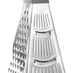 Berghoff 1100039 4-zijdige Rasp Voor Groenten en Kaas