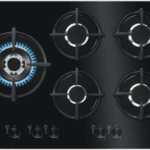 Electrolux KGG7567K Gas-op-Glas Kookplaat met 5 Branders