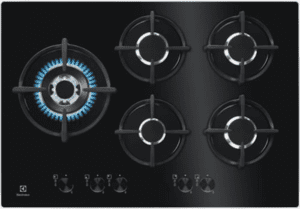 Electrolux KGG7567K Gas-op-Glas Kookplaat met 5 Branders