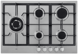 ETNA KG875RVSA Gaskookplaat met Wokbrander (75 cm) Rvs