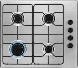 Electrolux EGS64041X Gaskookplaat 4 branders 60cm RVS