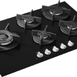 ETNA KGG870ZTA Gas-op-Glas Kookplaat met Wokbrander 75cm