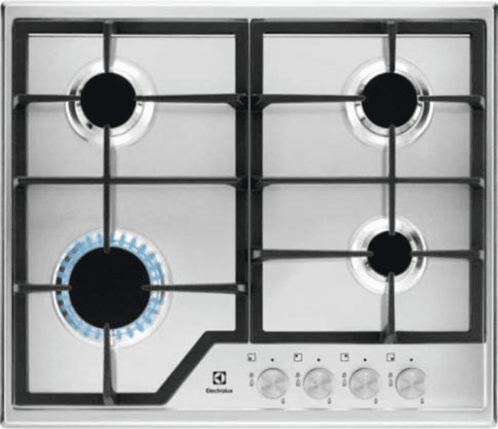 Electrolux EGS6426SX Inbouw Gaskookplaat 60 cm RvS