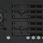 Siemens EP9A6MI40N iQ500 90 cm Gaskookplaat Zwart