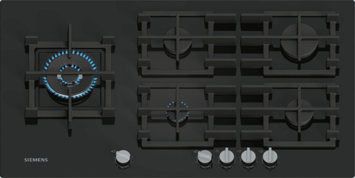 Siemens EP9A6MI40N iQ500 90 cm Gaskookplaat Zwart
