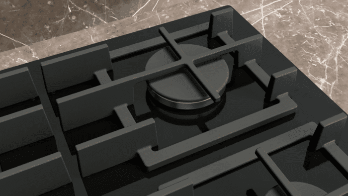 Siemens EP9A6MI40N iQ500 90 cm Gaskookplaat Zwart