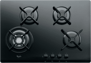 Whirlpool AKT 5000/NB Inbouw Gaskookplaat – 4 Pitten Zwart