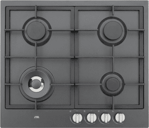 ETNA KG959ZTA Gaskookplaat met Wokbrander 59 cm Zwart