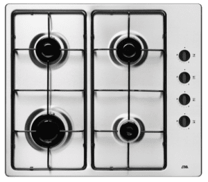 ETNA T106VRVSF Gaskookplaat Flessengas 58 cm RVS